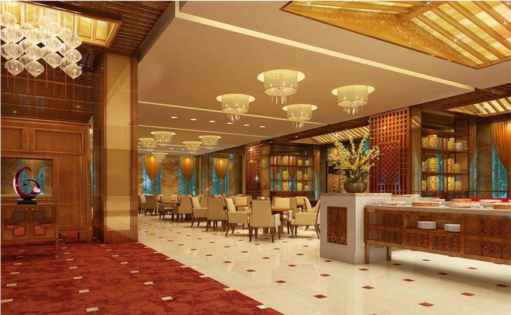 Binhai  Hilton Tianjin Eco-City מסעדה תמונה