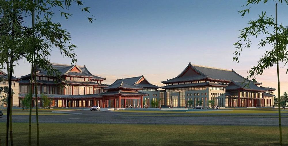 Binhai  Hilton Tianjin Eco-City מראה חיצוני תמונה