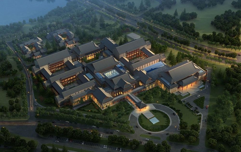 Binhai  Hilton Tianjin Eco-City מראה חיצוני תמונה